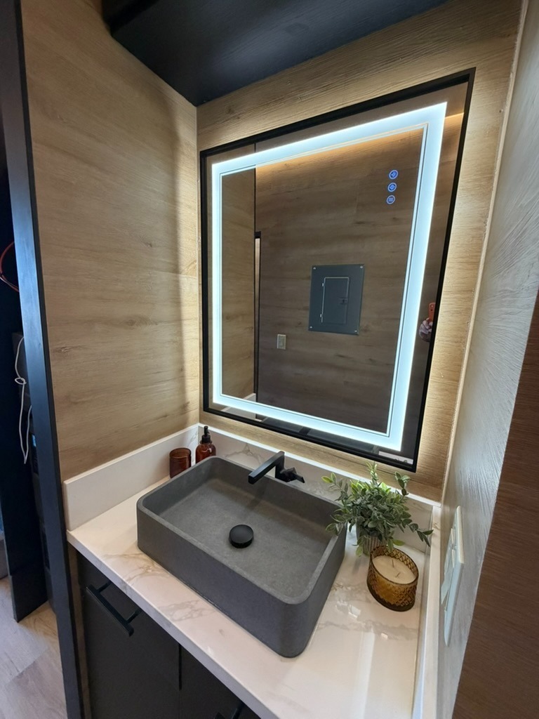 Luxury Vanity & Backlit Smart Mirror