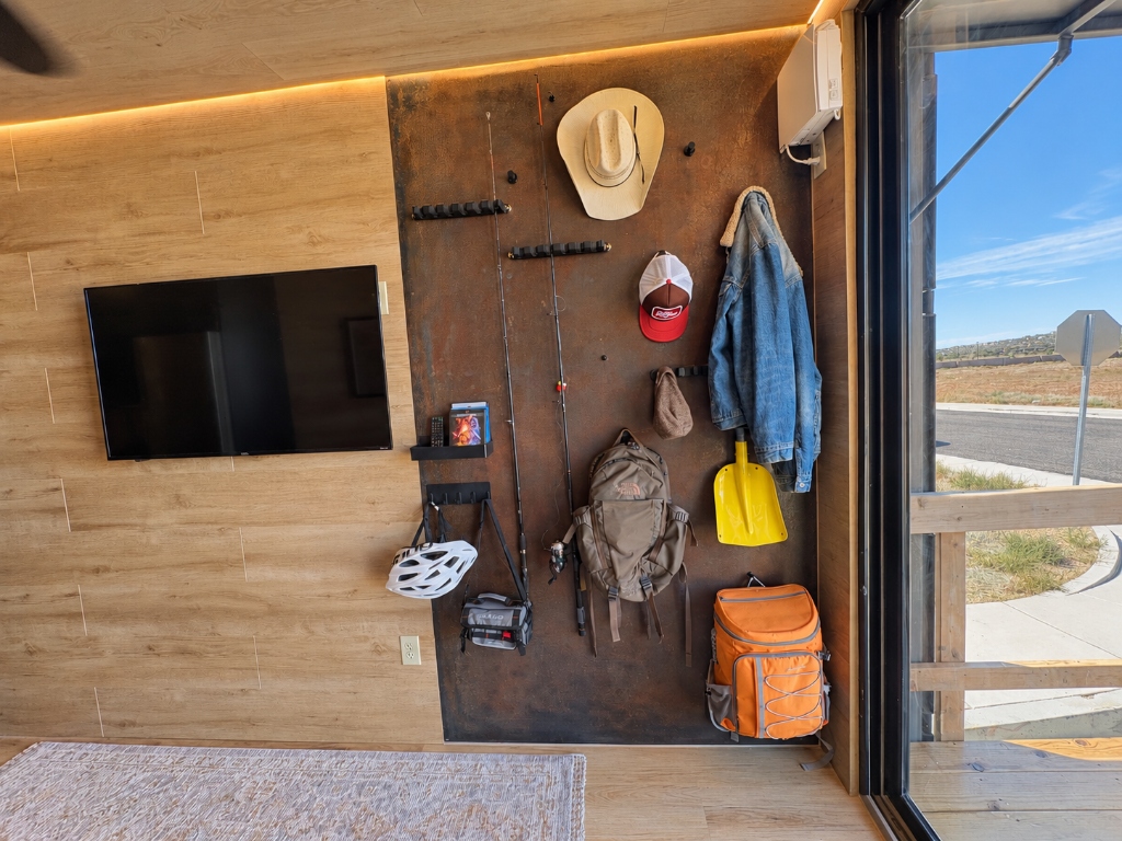Modular Gear Wall & Entertainment Center