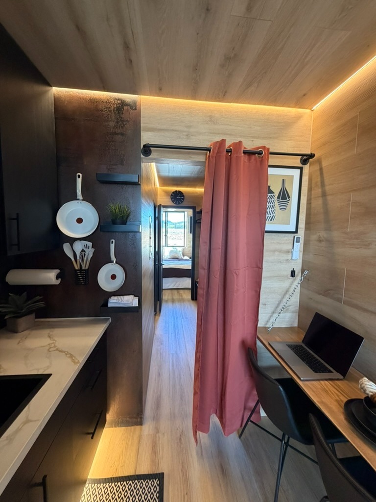 Corridor Perspective & Privacy Divider